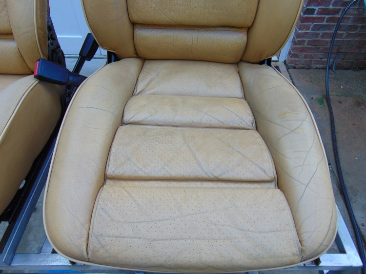 Drivers seat with color removed.