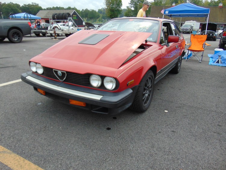 My friend Bert's Alpha with the "front aero device" in position :)