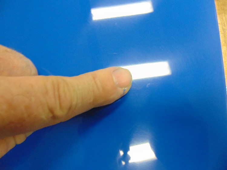 Blemish removed. Shine restored.